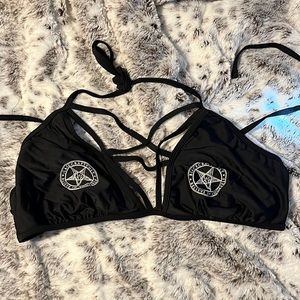 Blackcraft Cult strappy swim top